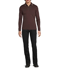 Murano Still Wanderin' Collection Slim Fit Tipped Quarter-Zip Polo Sweater