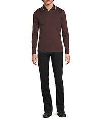 Murano Still Wanderin' Collection Slim Fit Tipped Quarter-Zip Polo Sweater
