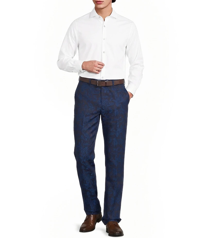 Murano The Event Capsule Alex Jacquard Slim Fit Suit Separates Dress Pants