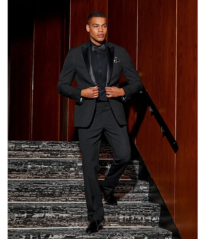 Murano The Event Capsule Collection Alex Slim Fit Pinstripe Suit Separates Dress Pants