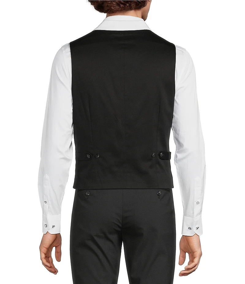 Murano The Event Capsule Contrast Stitch Sateen Suit Separates Vest