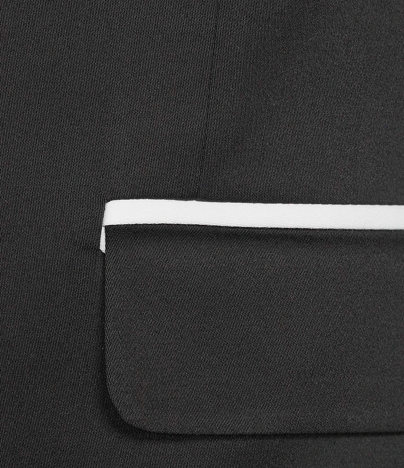 Murano The Event Capsule Slim Fit Contrast Stitching Sateen Suit Separates Jacket