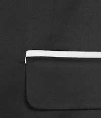 Murano The Event Capsule Slim Fit Contrast Stitching Sateen Suit Separates Jacket