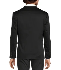 Murano The Event Capsule Slim Fit Contrast Stitching Sateen Suit Separates Jacket