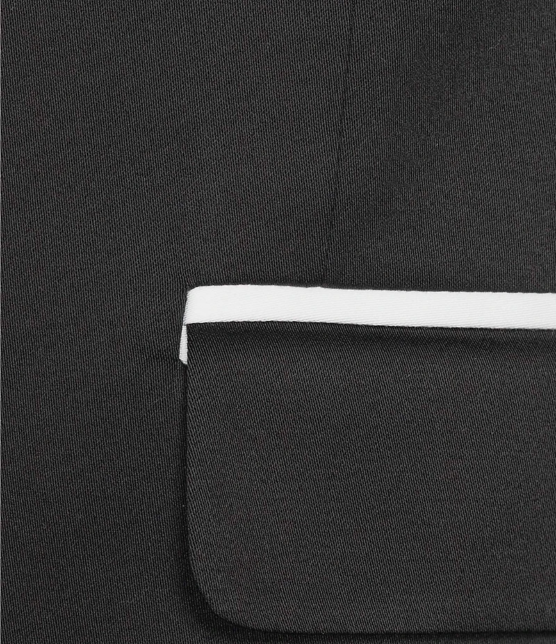 Murano The Event Capsule Slim Fit Contrast Stitching Sateen Suit Separates Jacket