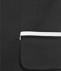 Murano The Event Capsule Slim Fit Contrast Stitching Sateen Suit Separates Jacket