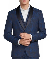 Murano The Event Capsule Slim Fit Jacquard Print Suit Separates Jacket