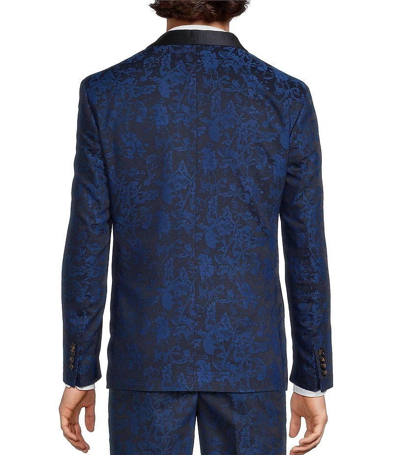 Murano The Event Capsule Slim Fit Jacquard Print Suit Separates Jacket
