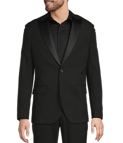 Murano The Event Capsule Slim Fit Pinstripe Suit Separates Jacket