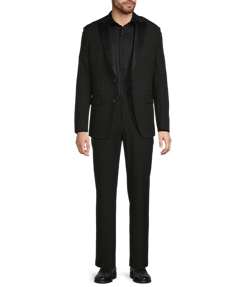 Murano The Event Capsule Slim Fit Pinstripe Suit Separates Jacket
