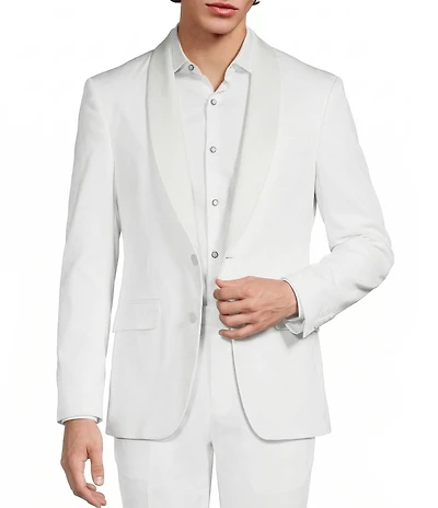 Murano The Event Capsule Slim Fit Sateen Shawl Lapel Suit Separates Jacket