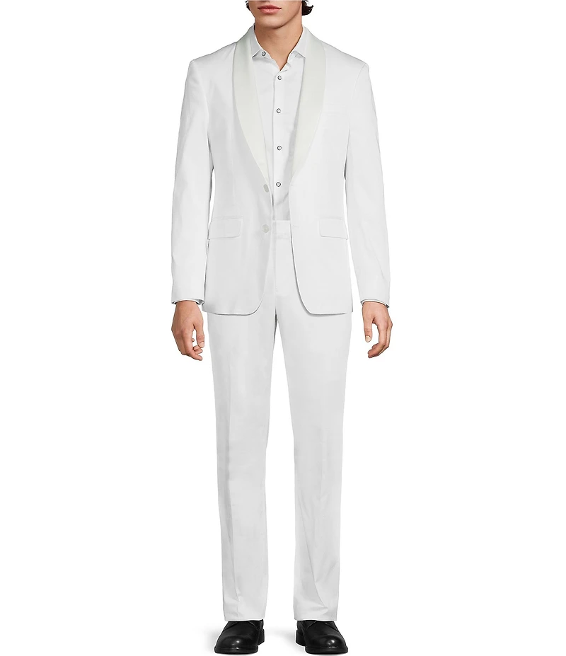 Murano The Event Capsule Slim Fit Sateen Shawl Lapel Suit Separates Jacket