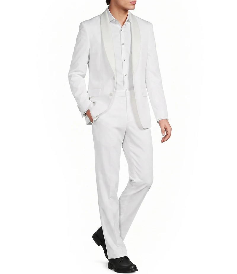 Murano The Event Capsule Slim Fit Sateen Shawl Lapel Suit Separates Jacket