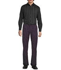 Murano The Holiday Edit Collection Alex Slim Fit Floral Flocked Suit Separates Dress Pants