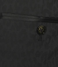 Murano The Holiday Edit Collection Alex Slim Fit Leopard Print Suit Separates Dress Pants