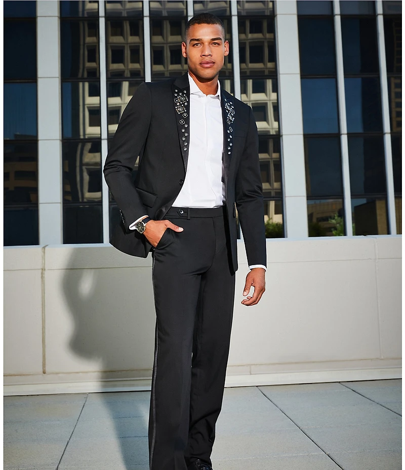 Murano The Holiday Edit Collection Alex Slim Fit Suit Separates Tux Pants