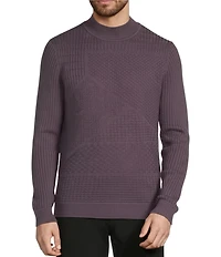 Murano The Holiday Edit Collection Mock Neck Textured Sweater