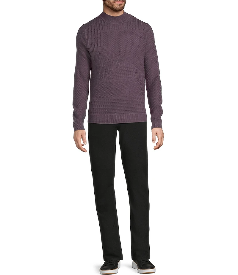 Murano The Holiday Edit Collection Mock Neck Textured Sweater
