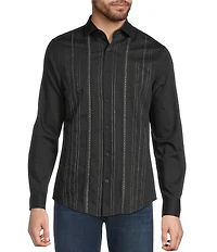 Murano The Holiday Edit Collection Slim Fit Embroidered Long Sleeve Woven Shirt