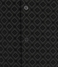 Murano The Holiday Edit Collection Slim Fit Geo Flocked Knit Coat Front Shirt