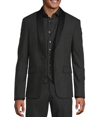 Murano The Holiday Edit Collection Slim Fit Leopard Print Suit Separates Jacket