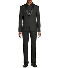Murano The Holiday Edit Collection Slim Fit Leopard Print Suit Separates Jacket