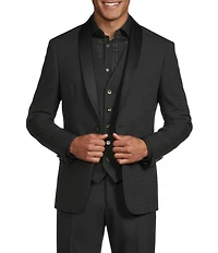 Murano The Holiday Edit Collection Slim Fit Leopard Print Suit Separates Jacket