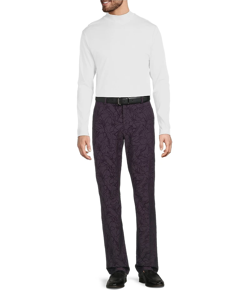 Murano The Holiday Edit Collection Slim Fit Mock Neck Shirt