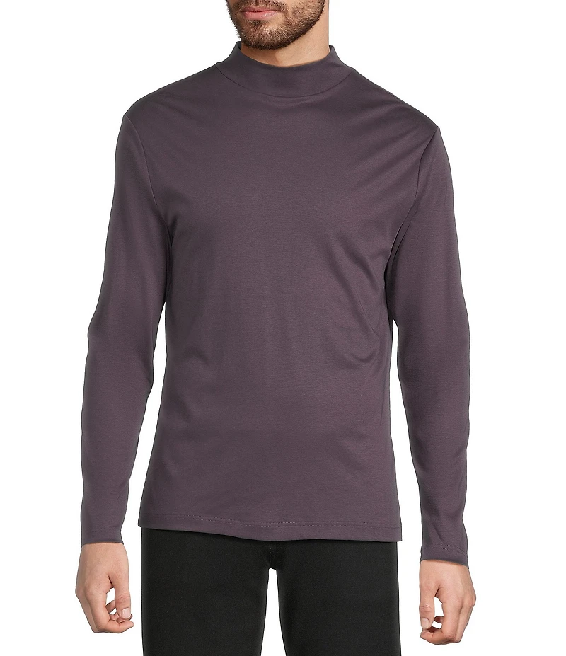 Murano The Holiday Edit Collection Slim Fit Mock Neck Shirt