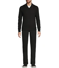 Murano The Holiday Edit Collection Solid Textured Shawl Collar Sweater