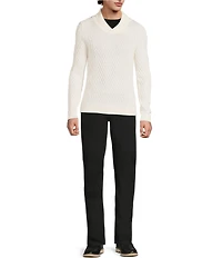 Murano The Holiday Edit Collection Solid Textured Shawl Collar Sweater