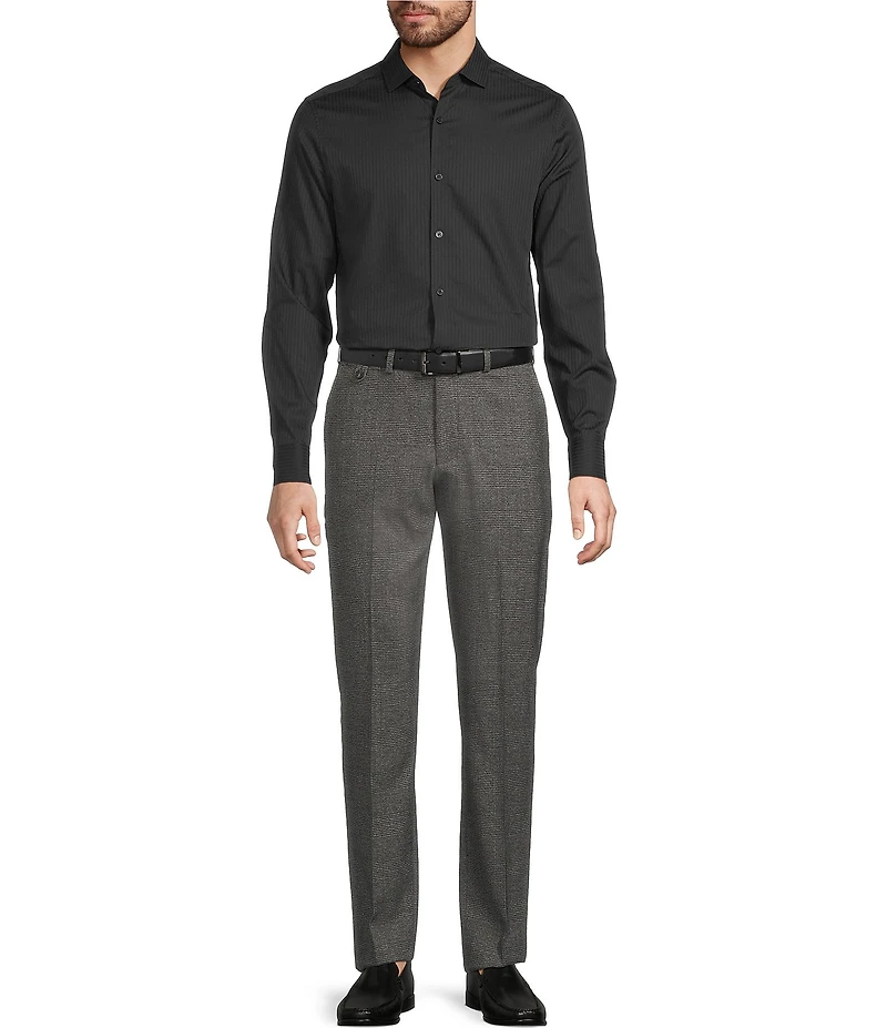 Murano The Murano Show Collection Alex Slim Fit Plaid Dot Suit Separates Dress Pants