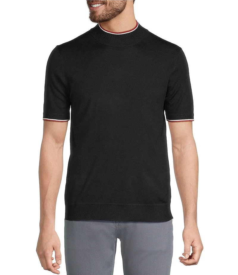 Murano The Murano Show Collection Short Sleeve Mock Neck Shirt