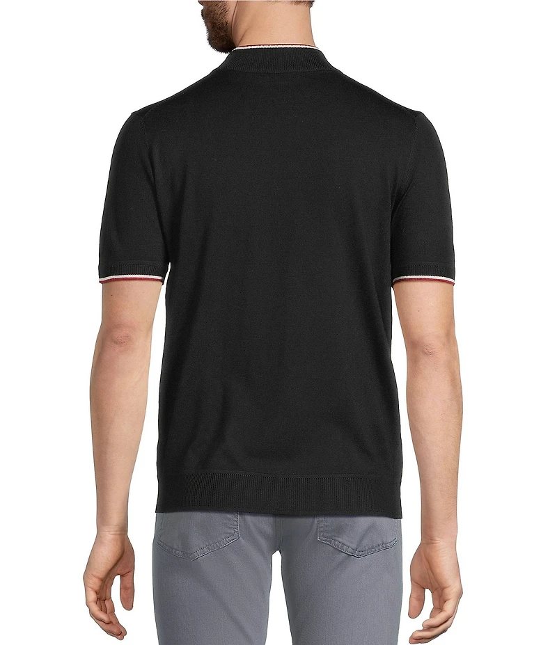 Murano The Murano Show Collection Short Sleeve Mock Neck Shirt