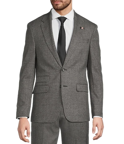 Murano The Murano Show Collection Slim Fit Plaid Dot Suit Separates Jacket