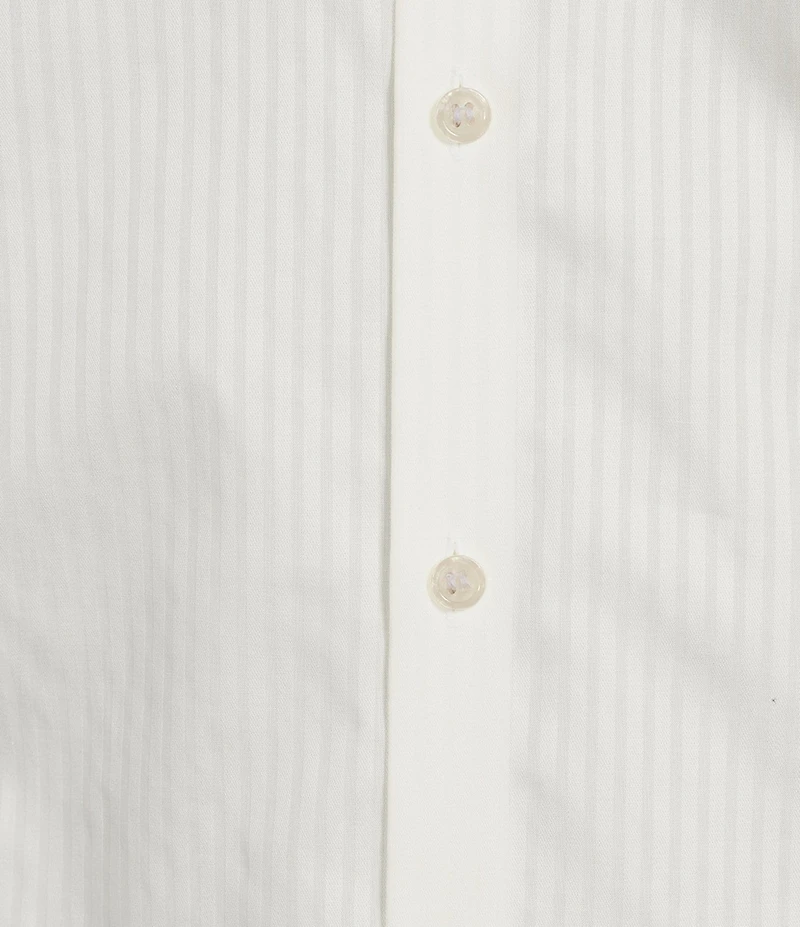Murano The Murano Show Collection Slim Fit Stripe Sateen Long Sleeve Woven Shirt