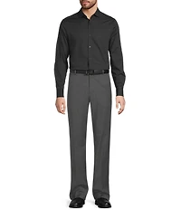 Murano The Murano Show Collection Slim Fit Stripe Sateen Long Sleeve Woven Shirt