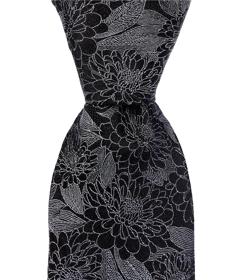 Murano Thomas Flower Burst 3 1/8#double; Silk Tie
