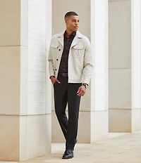 Murano Wardrobe Essentials Alex Slim-Fit Knit Suit Separates Flat-Front Dress Pants