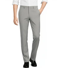 Murano Wardrobe Essentials Alex Slim Fit TekFit Waistband Suit Separates Flat Front Dress Pants