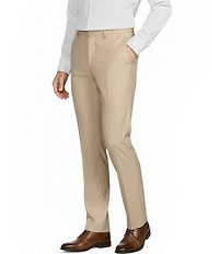 Murano Wardrobe Essentials Alex Slim Fit TekFit Waistband Suit Separates Flat Front Dress Pants