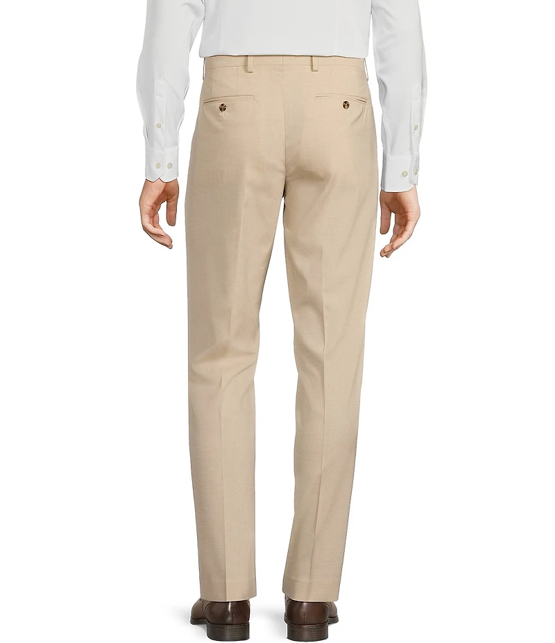 Murano Wardrobe Essentials Alex Slim Fit TekFit Waistband Suit Separates Flat Front Dress Pants