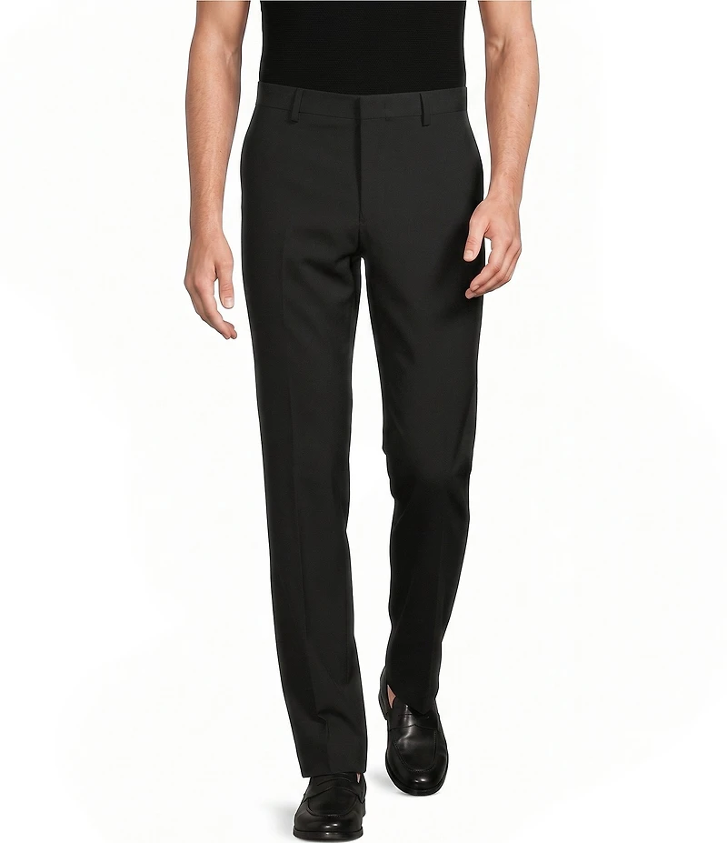 Murano Wardrobe Essentials Alex Slim Fit TekFit Waistband Suit Separates Flat Front Dress Pants
