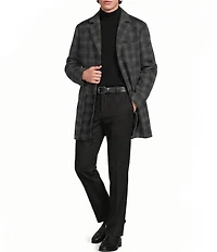 Murano Wardrobe Essentials Alex Slim Fit TekFit Waistband Suit Separates Flat Front Dress Pants