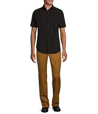 Murano Wardrobe Essentials Alex Slim Fit Flat Front Washed Stretch Chino Pants