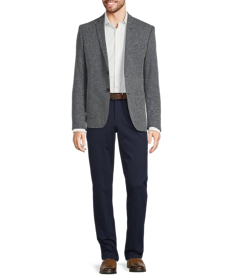 Murano Wardrobe Essentials Alex Slim-Fit Knit Flat-Front Suit Separates Dress Pants