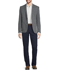 Murano Wardrobe Essentials Alex Slim-Fit Knit Flat-Front Suit Separates Dress Pants