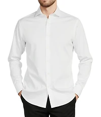 Murano Wardrobe Essentials Classic Fit Solid Long Sleeve Woven Shirt
