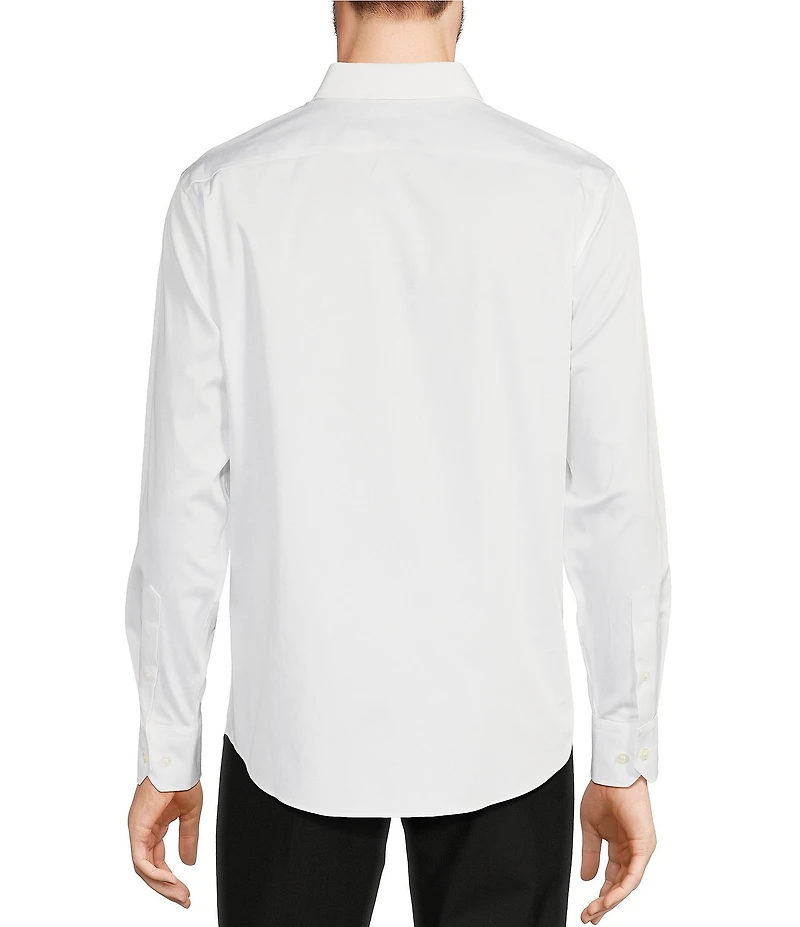 Murano Wardrobe Essentials Classic Fit Solid Long Sleeve Woven Shirt