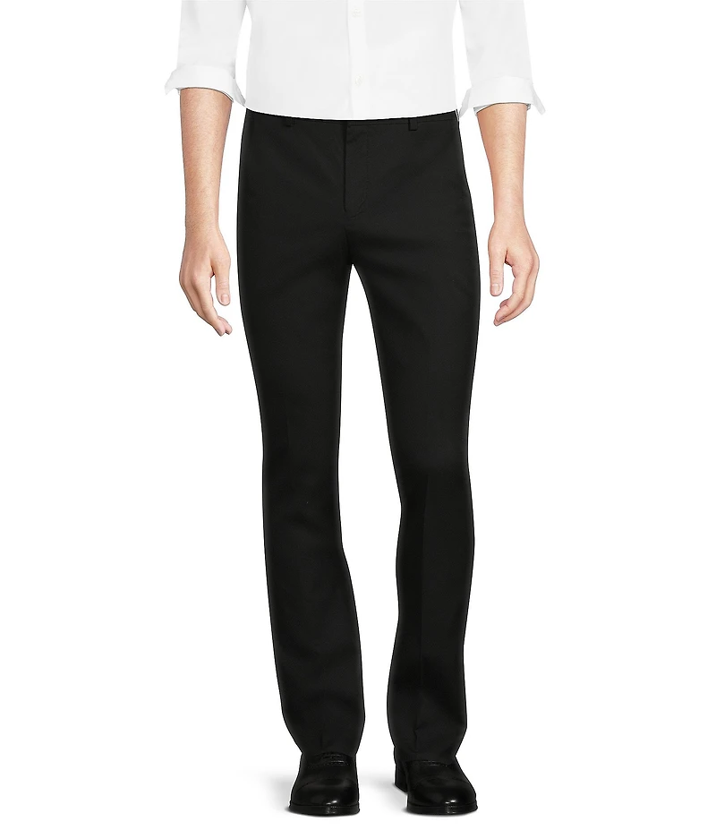 Murano Wardrobe Essentials Evan Extra Slim Fit TekFit Waistband Suit Separates Flat Front Dress Pants